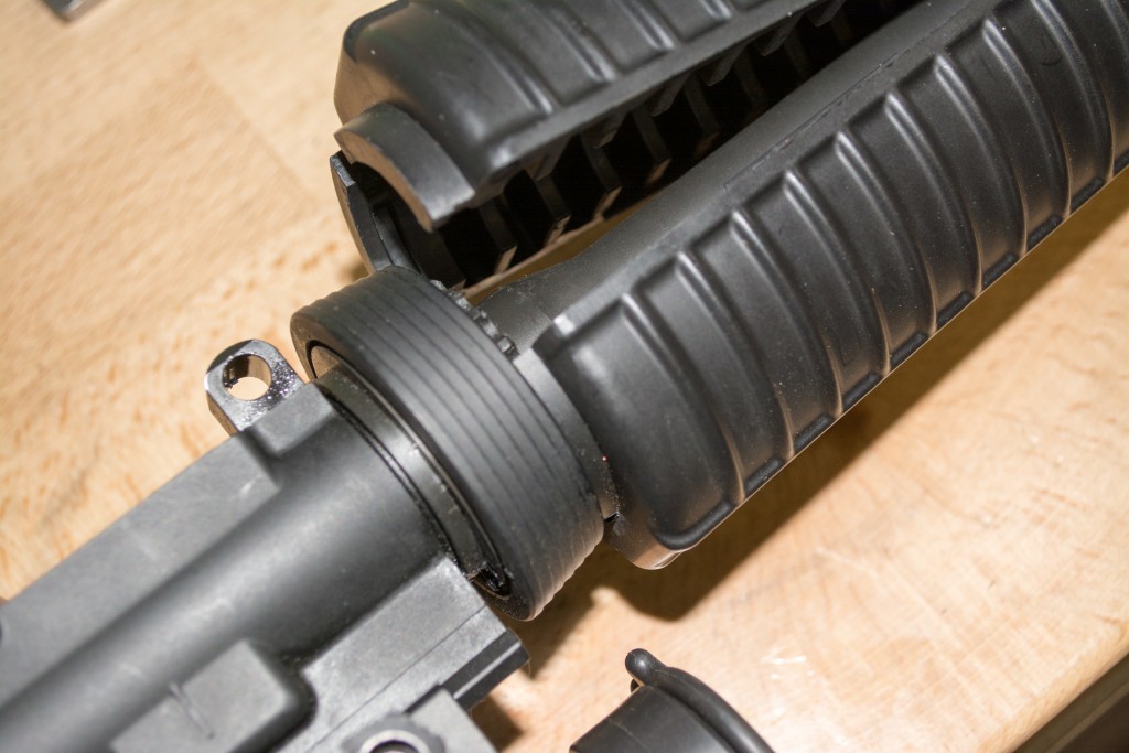 AR free float hand guard-1