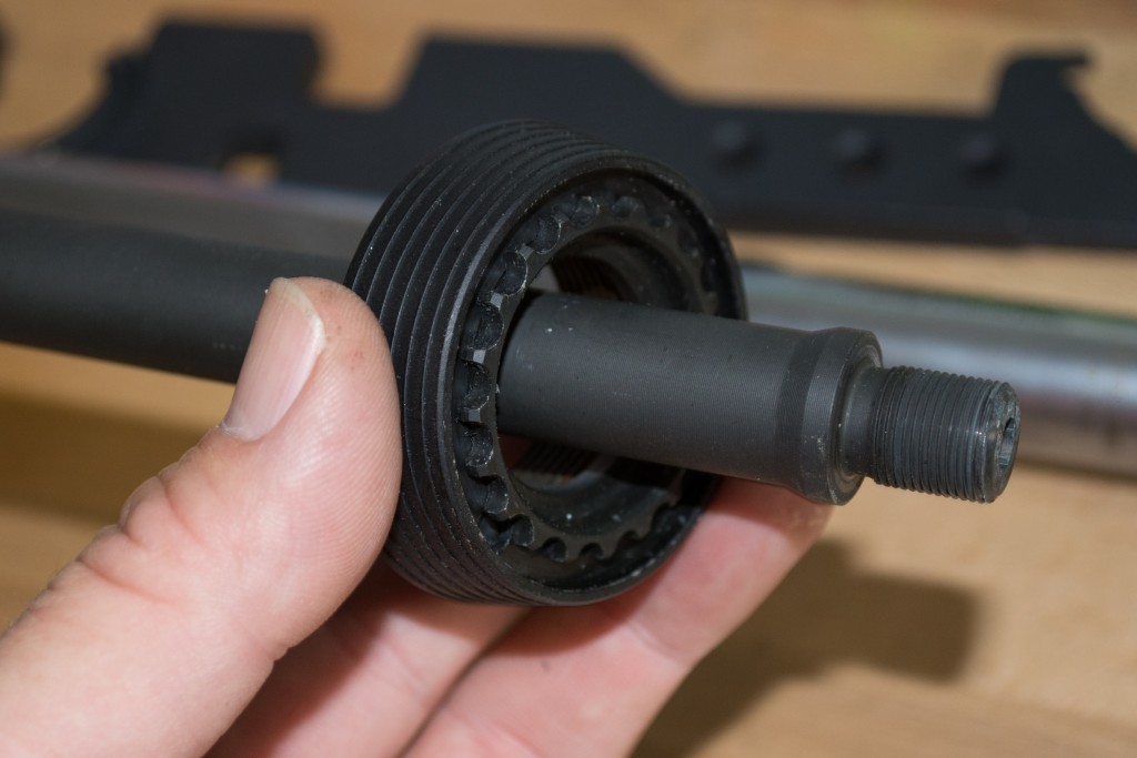 Barrel nut and delta ring coming off.