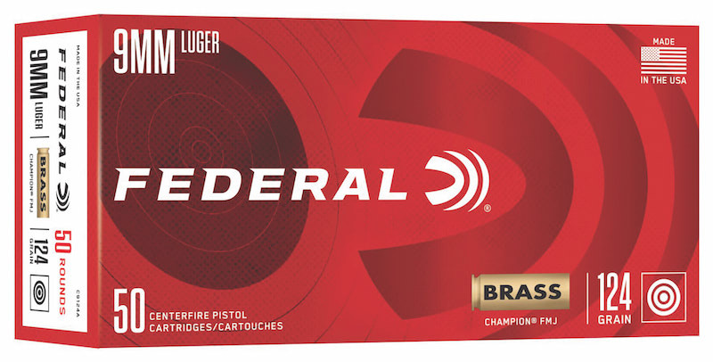 Federal 9mm Luger Champion FMJ