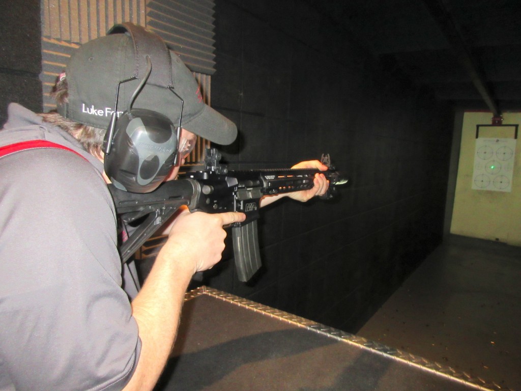 The idea for using wireless link is to keep the rifle clean and uncluttered.