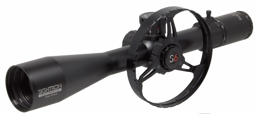Sightron S6 10 60x56 Snap Foucs With Wheel MOA