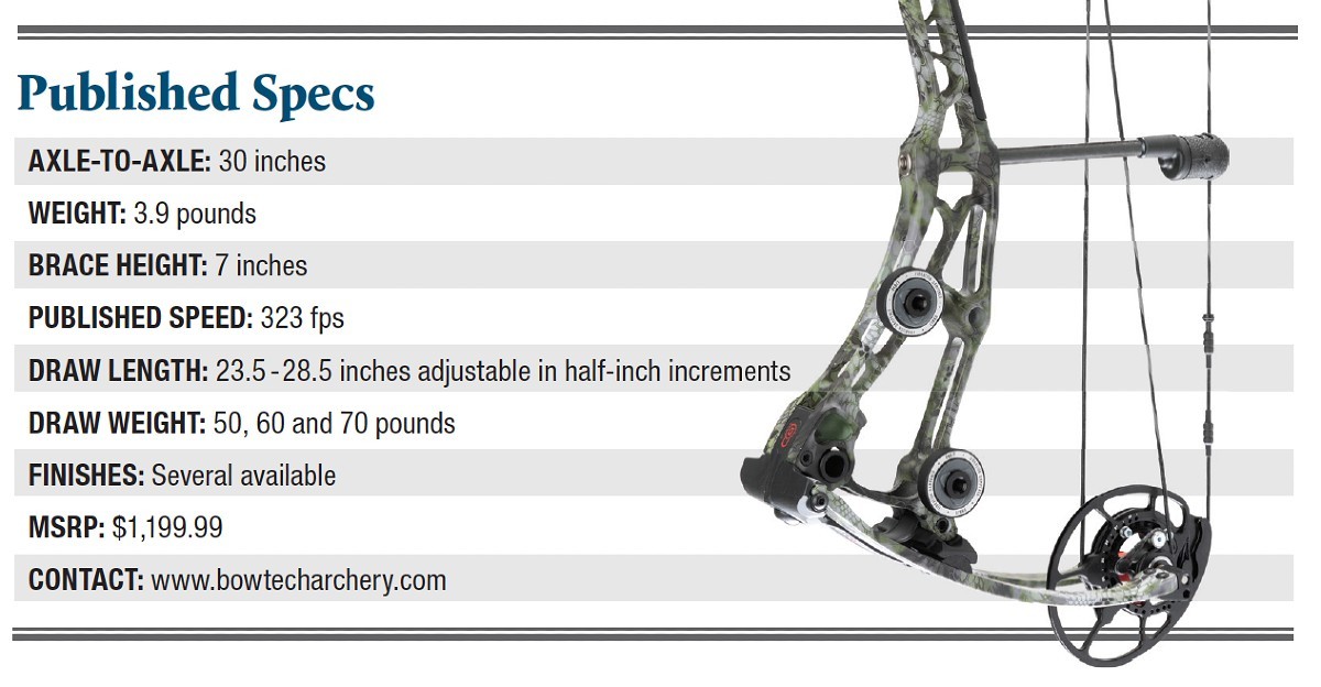 Bowtech SD pub specs