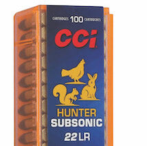 CCI Hunter Subsonic 40gr 22 LR 260504 114557