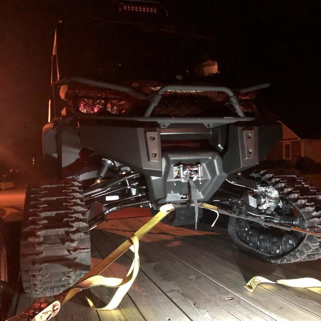 Can Am Tracked Beast with Mossy Oak 1025x1025