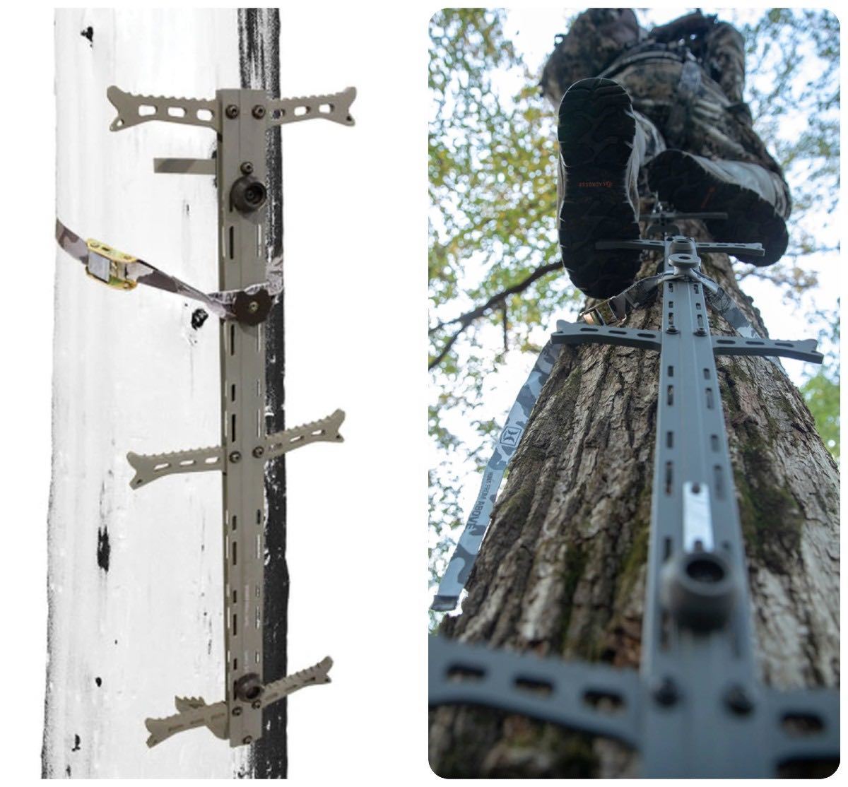 Collage climbing sticks