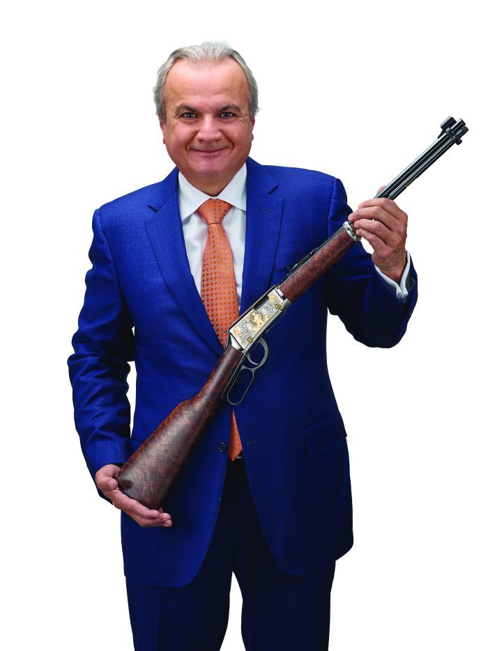 Henry Repeating Arms company CEO Anthony Imperato with H001 Serial Number 1 Million 1 copy