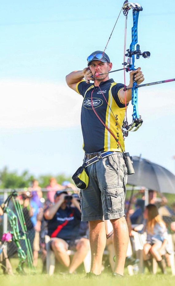 Levi Morgan full draw