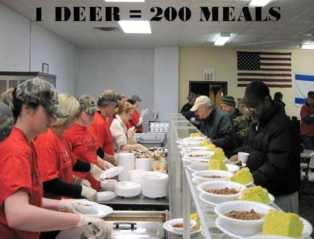 Serving venison to the poor