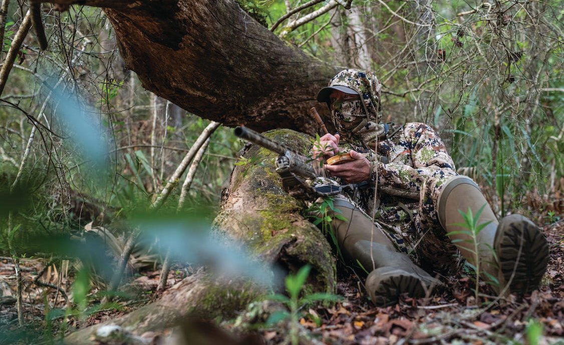 Turkey and deer hunters out in the woods or grass can benefit from treated apparel Photo by Oliver Rogers