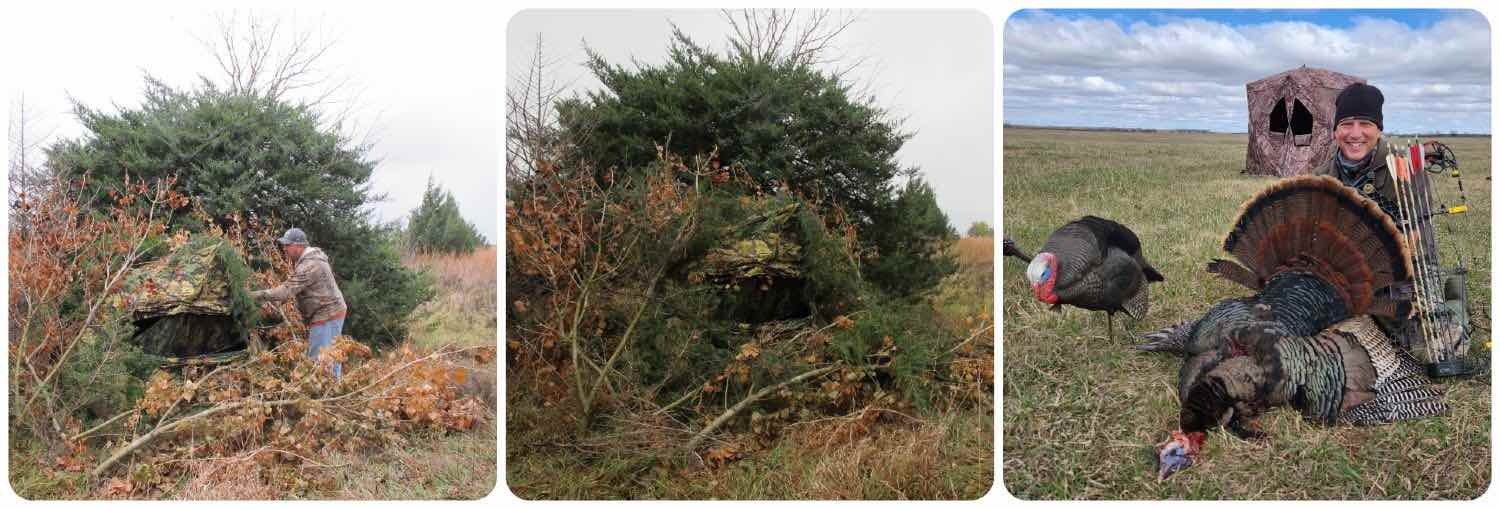 Collage Bino ground blinds