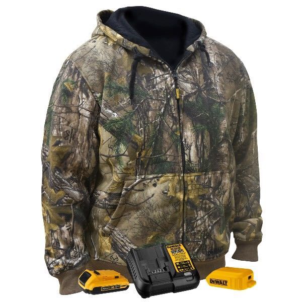 Web De Walt Camo Heated Hoodie