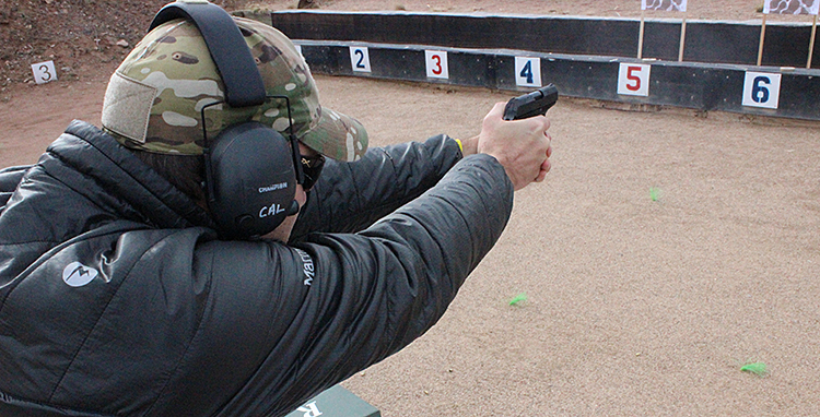 The RM380 weighs in at just over 12 ounces and has a great feel under fire.