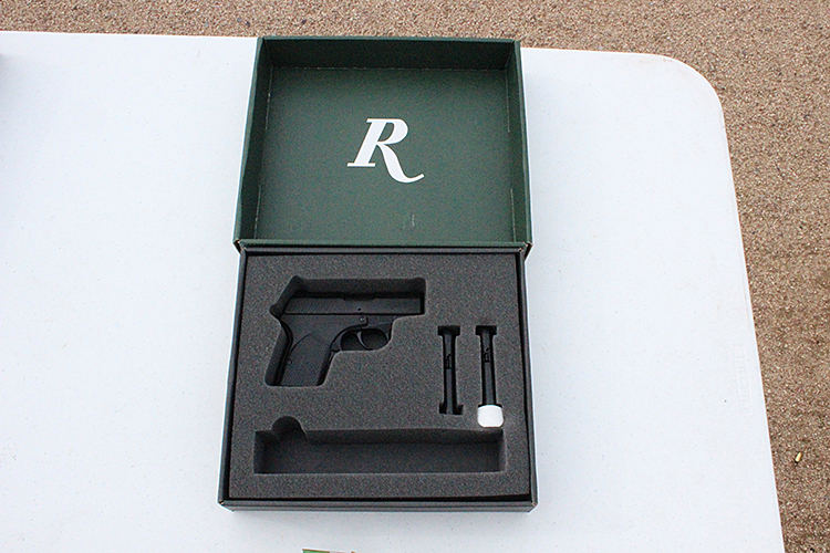 The RM380 comes with two six-round magazines and has an MSRP of $417.
