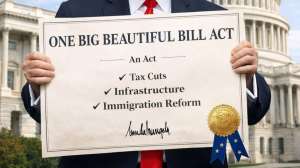 Resize Trump with oversized bill at Capitol