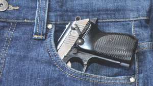 Gun in Pants Pocket