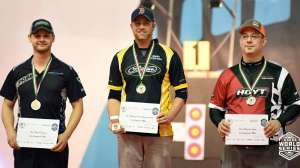 Braden on podium