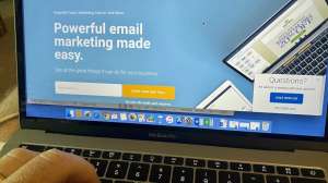 Constant Contact screen email marketing
