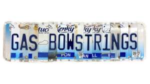 GAS Bowstrings license plate