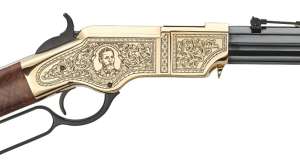 Henry Repeating Arms commemorative BT Henry right detail