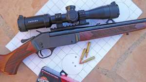 Henry Rifle break open single shot photo by scott mayer