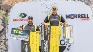 Mc Carthy and Morgan on podium
