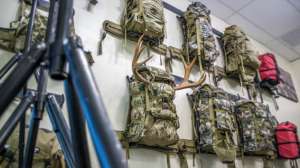 Outdoorsmans tripods and backpacks