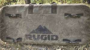 RUGID bow case on ground