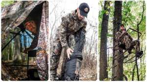 Rhino blinds and treestand collage