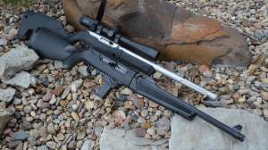 Ruger Carbine Rifle The PC Carbine compared to a Magpul Stocked upgraded 10 22 TD reveals little difference in size 1 190104 132759