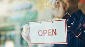 Store Location open sign