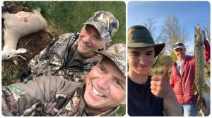 Collage national hunt and fish day archery business