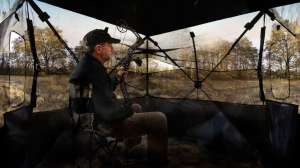 Primos in ground blind