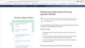 Remove billing info