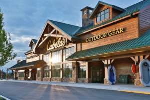 Cabelas building storefront
