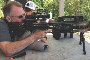 Bob Robb shooting Mission Crossbow