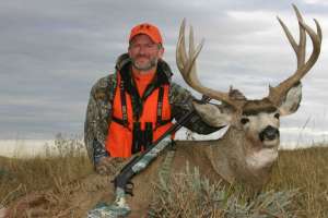 Bob Robb with mule deer