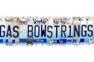 GAS Bowstrings license plate