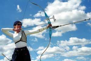 Geena Davis Olympic archery