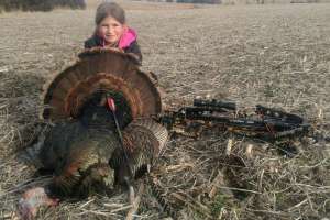 Girl with Ten Point Crossbow