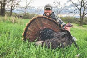 Jared Smith with turkey