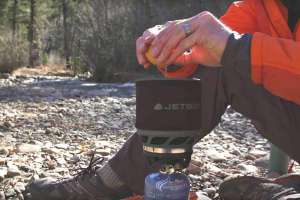 Jetboil Mini Mo Cooking beauty