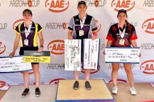 Paige Pearce three in a row