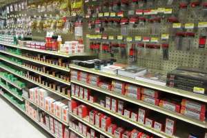 Retail Traffic ammo display photo Mike Faw
