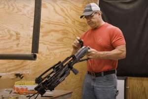 Ten Point crossbow worker
