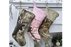 Camo Christmas stockings